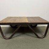 Table basse industrielle, années 1960