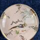 Longwy: large earthenware and enamel pie dishes in Japanese style