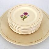 Gien vintage dessert service for 12 people