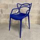 Chaise Masters bleu de Philippe Starck, Kartell