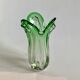 Mid-Century Green Glass Vase, 1960s