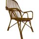 Fauteuil en rotin par Dirk van Sliedregt Rohe Noordwolde 1960 aux Pays-Bas
