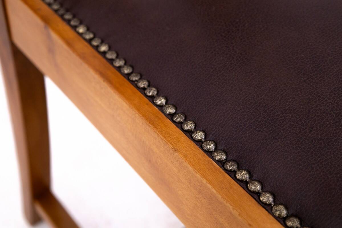 A set of Art Deco chairs, 1940s, Poland.