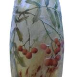 Vase feuilles et baies