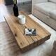 Solid oak coffee table