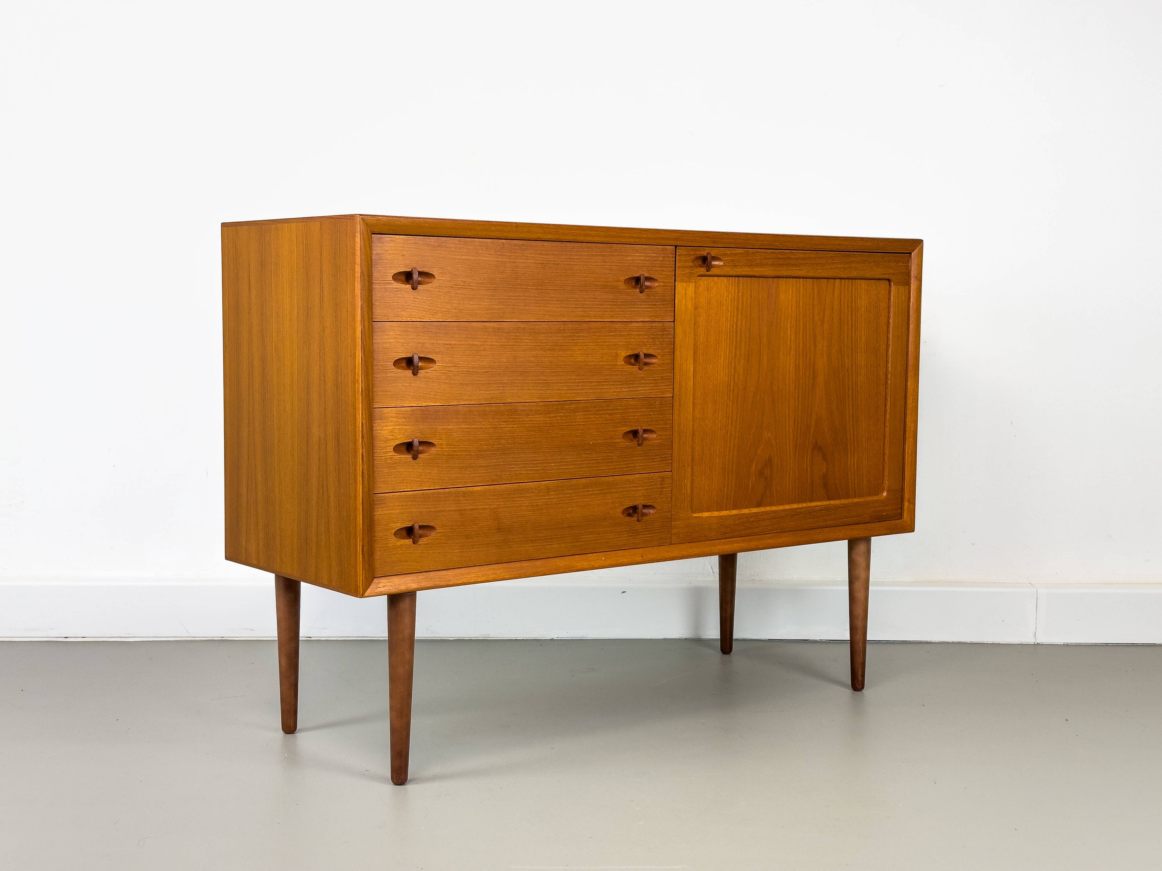 Danish Teak Sideboard by H. W. Klein for Bramin, 1960s