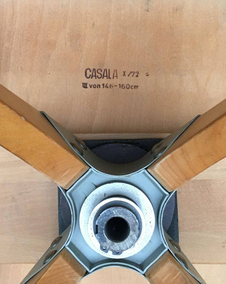Mid-century German wooden swivel chair for children by Casala