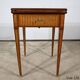 Mahogany and marquetry games table, Art Nouveau, 1920