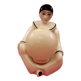 Lamp Pierrot in ceramic