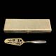 Gold metal pie server