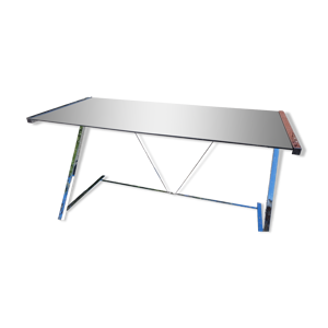 Bureau piètement chromé