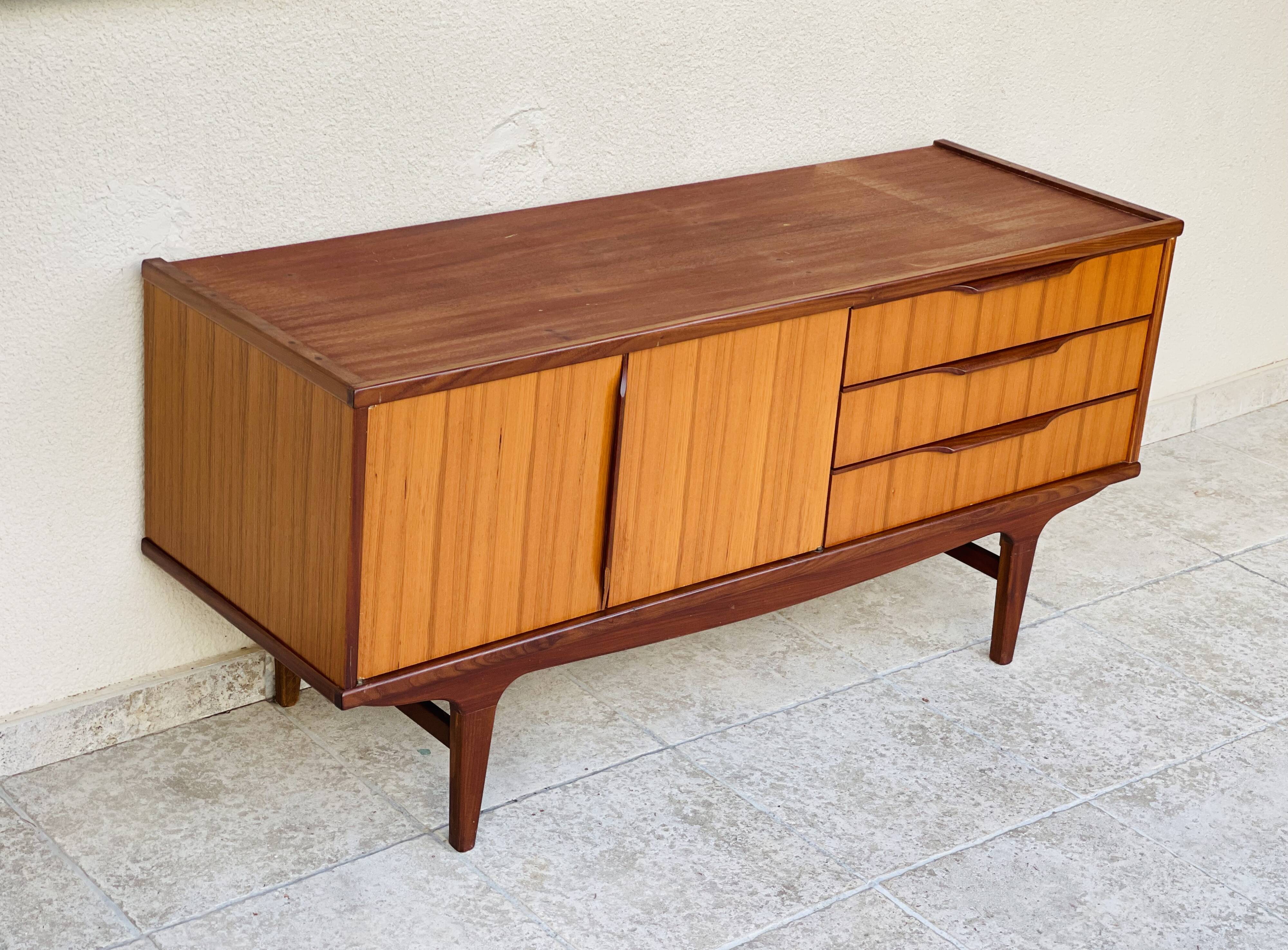 Scandinavian teak row