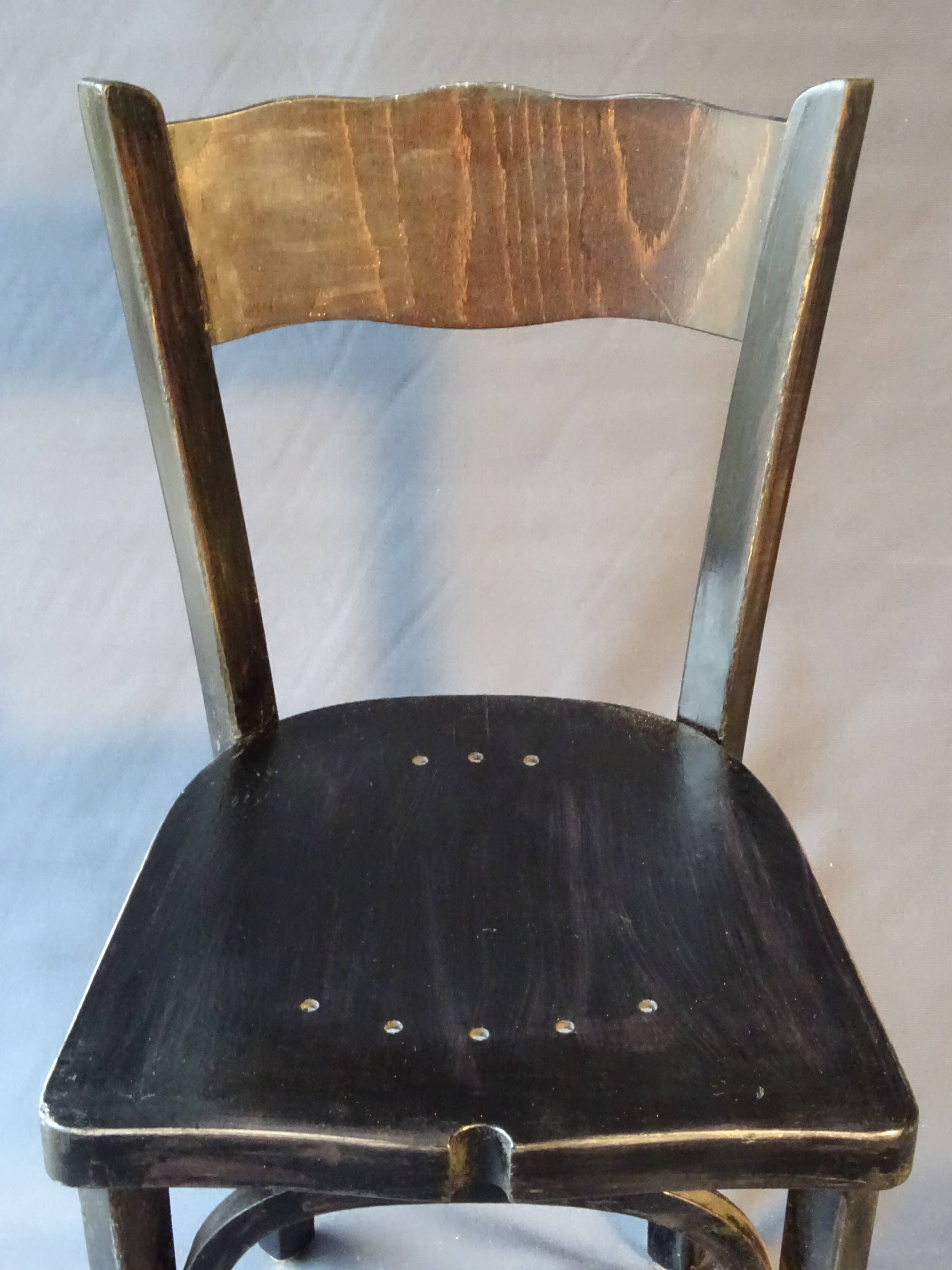 2 chairs BAUMANN 1970 black - Rare model, beautiful state