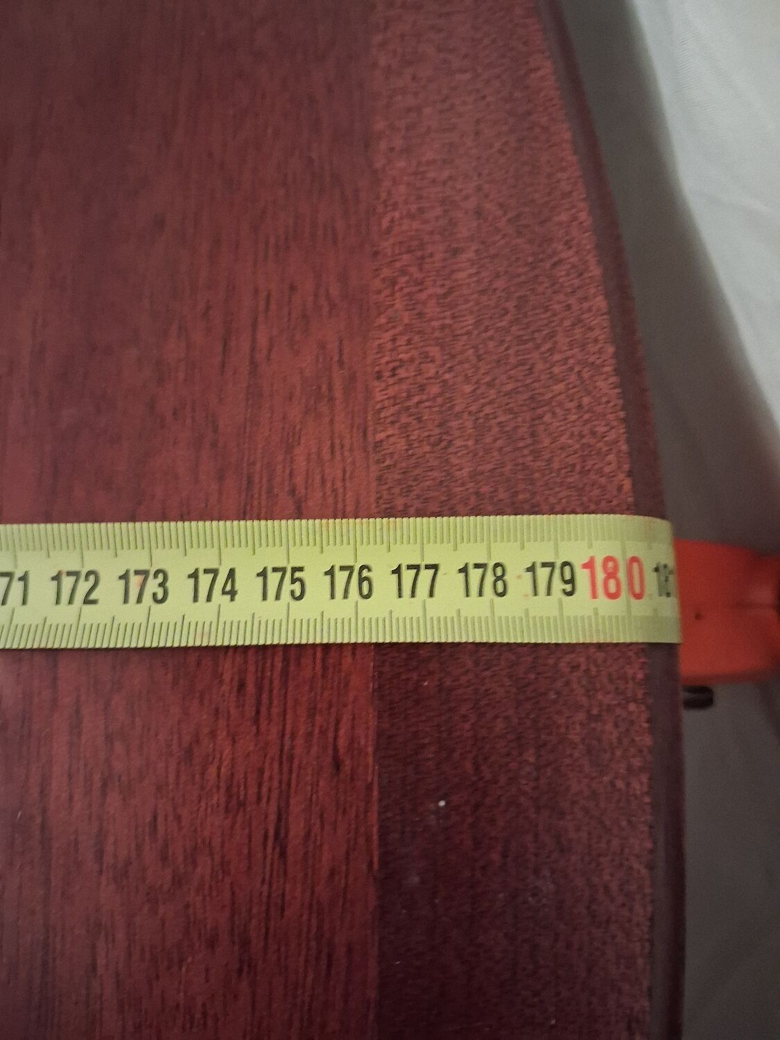 Solid mahogany dining table