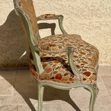 Small Louis XV Style Lacquered Sofa / Bench