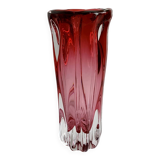 Vase by J. Hospodka for Chribska Sklarna, Czechoslovakia, 1960s