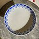 Antique art deco fruit bowl from Sarreguemines, Valois model