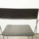 Set of 3 minimalist X line chairs by Niels Jorgen Haugesen.