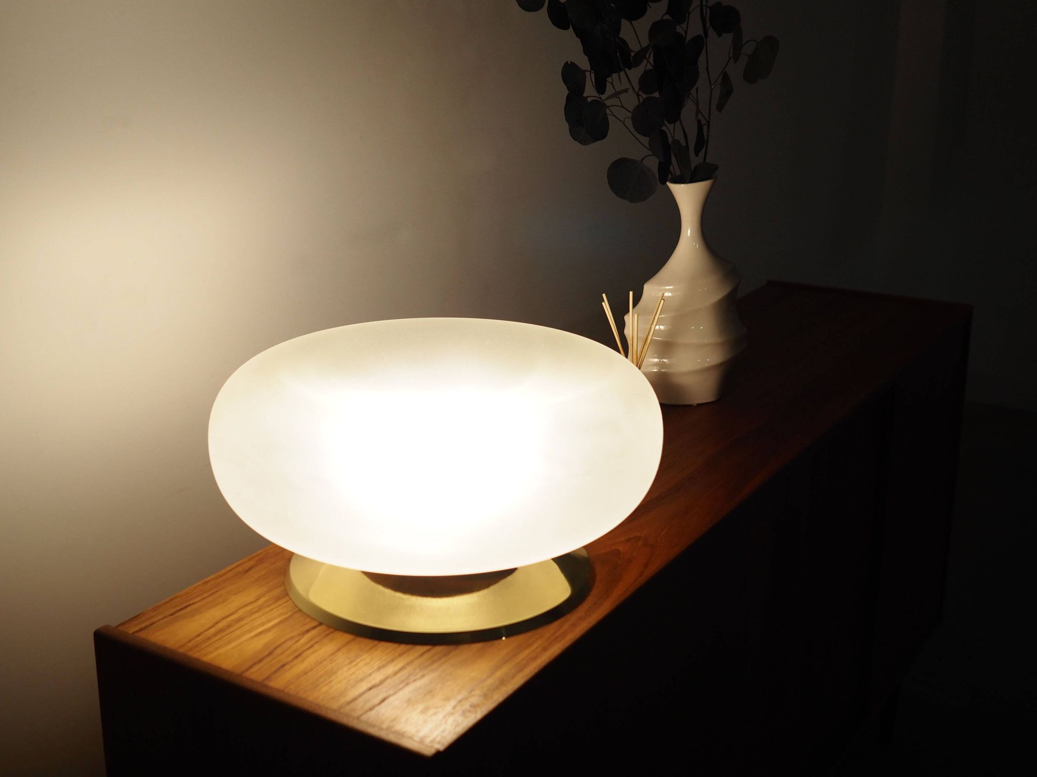 Lampe de bureau, design italien, années 70, production : Italie