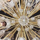 Gigantic brass star-shaped chandelier by Emil Stejnar, Austria, 1960s.