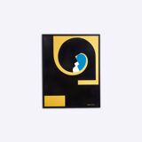 Yves Plantevin large oil on wood panel 1974