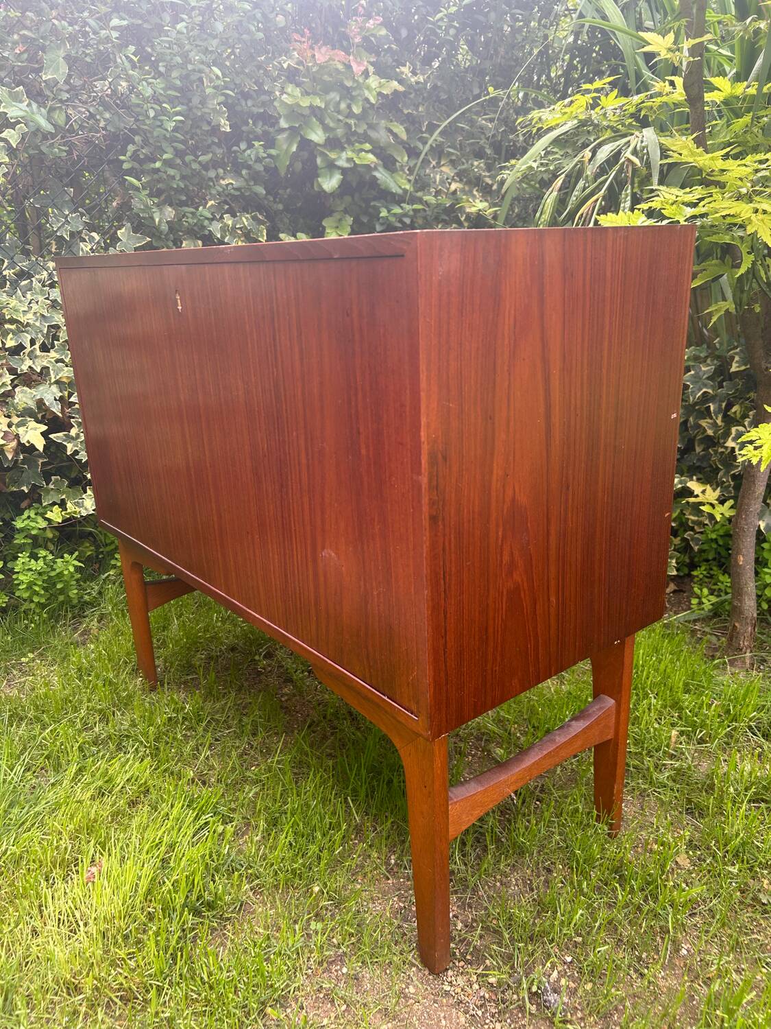 Small vintage teak sideboard
