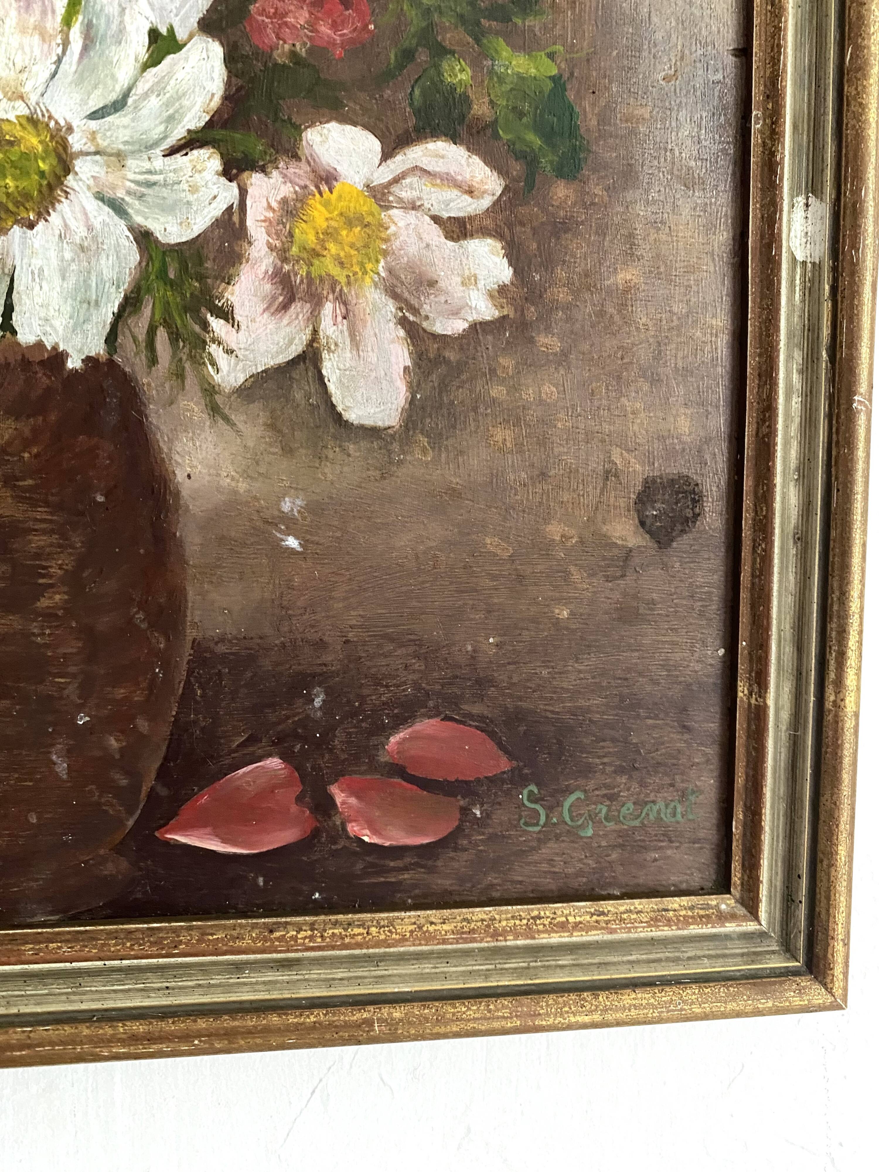 Peinture bouquet de fleurs