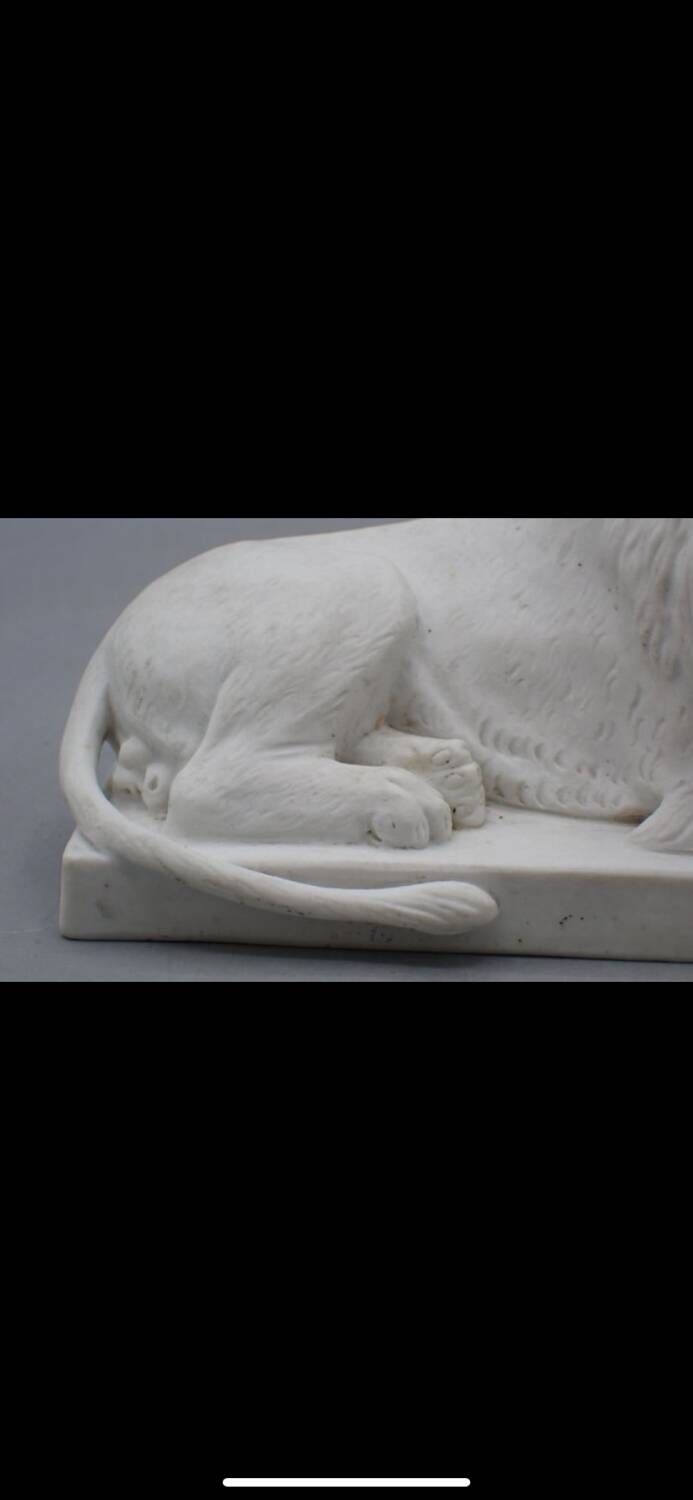 Royal Copenhagen Porcelain Reclining Lion
