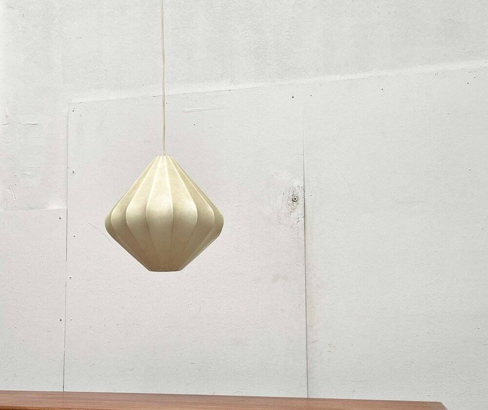 Mid-Century Modern Suspension Cocoon by Friedel Wauer for Goldkant Leuchten, Germany, 1960s