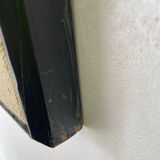 Vintage textile panel "The 4 Seasons", handcrafted tapestry dated 1