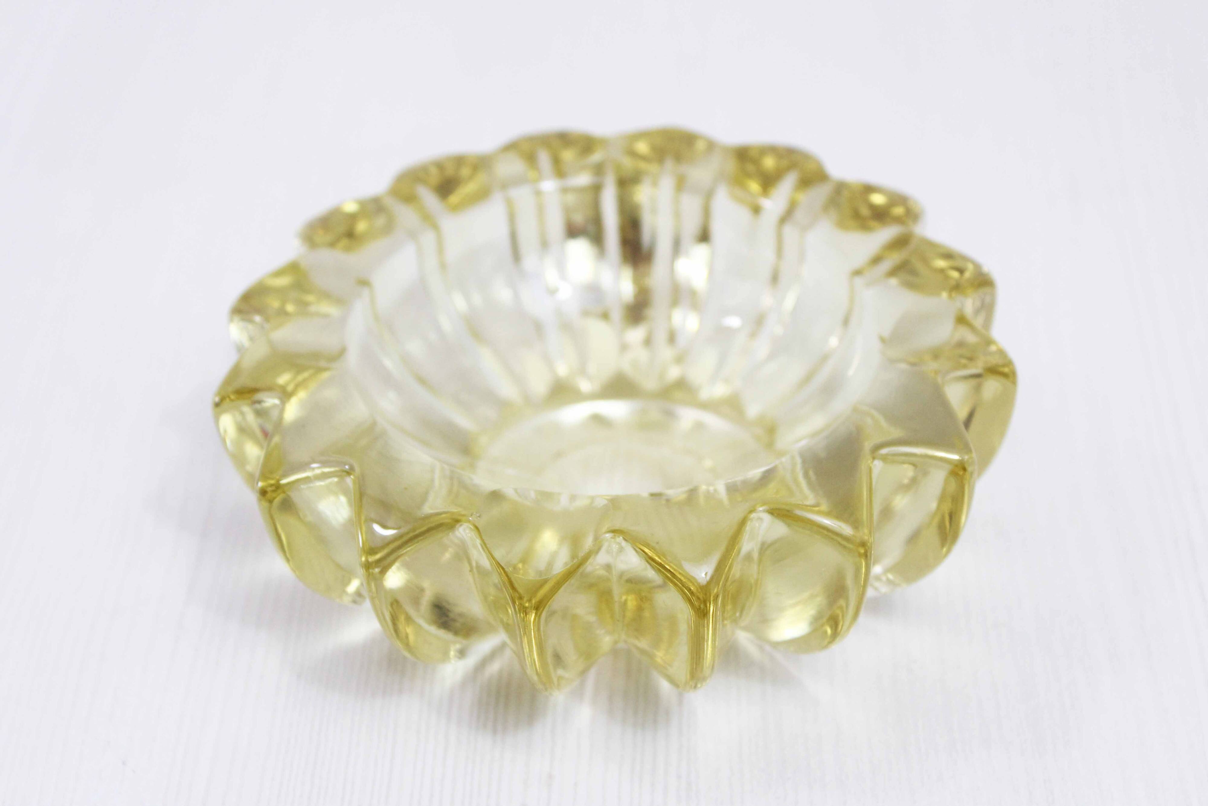 P.D'Avesn Art Deco Crystal Ashtray
