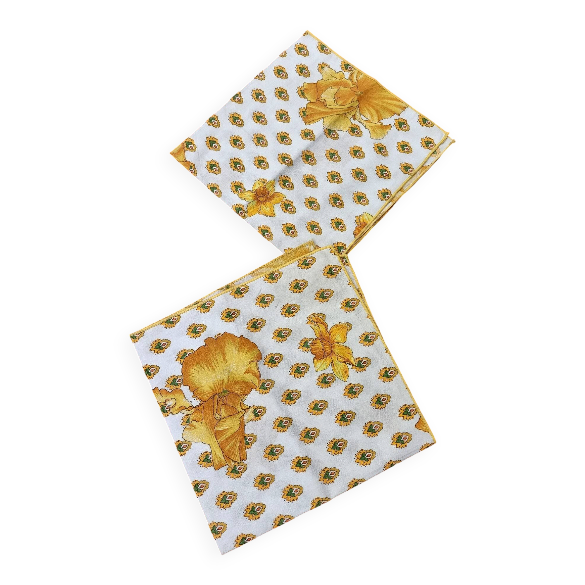 Ensemble de 2 Serviettes de table rétro