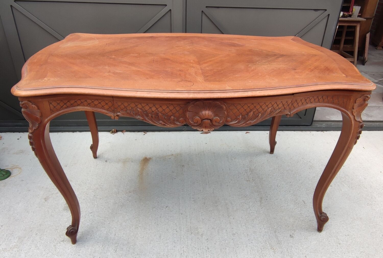Old Louis XV style desk