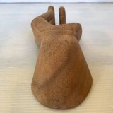 Vide poche baguier main en bois