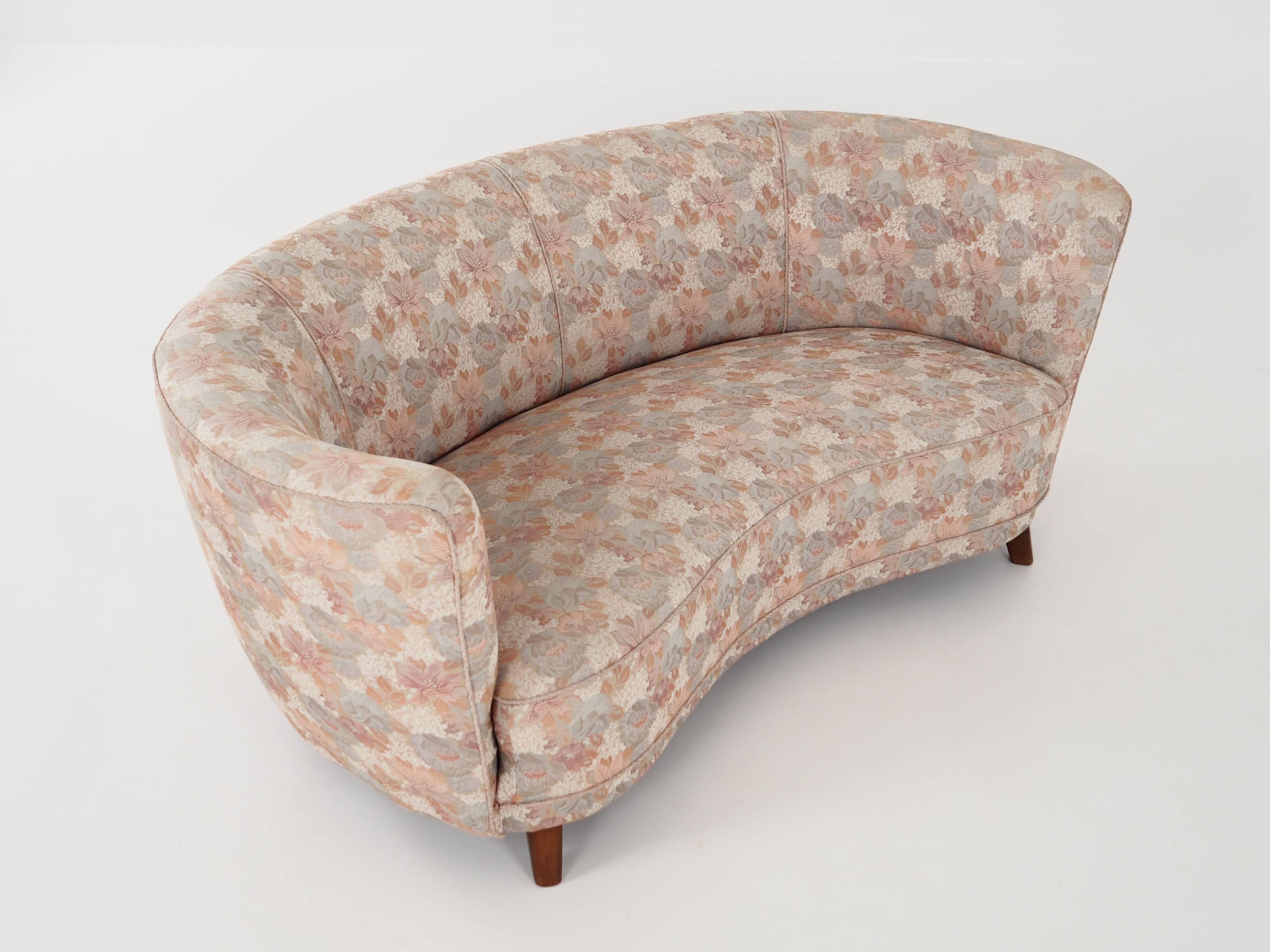 Sofa banane, design danois, années 1970, production : Danemark
