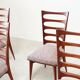 Ensemble de six chaises de salle à manger par Gaston Poisson