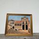 Tableau paysage italien peinture huile