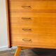 Vintage compass feet commode