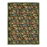 Tapis kilim aubusson vintage européen fait main 235 cm x 310 cm