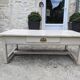 Old wooden coffee table