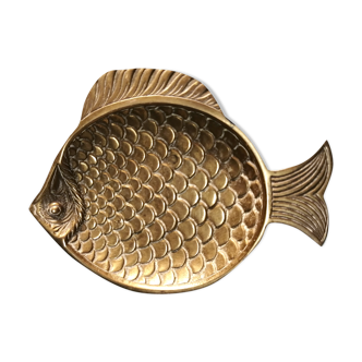 Brass fish trinket bowl 1950