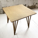 Vintage rattan meal table