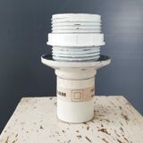Pied de lampe LUM en travertin 1970