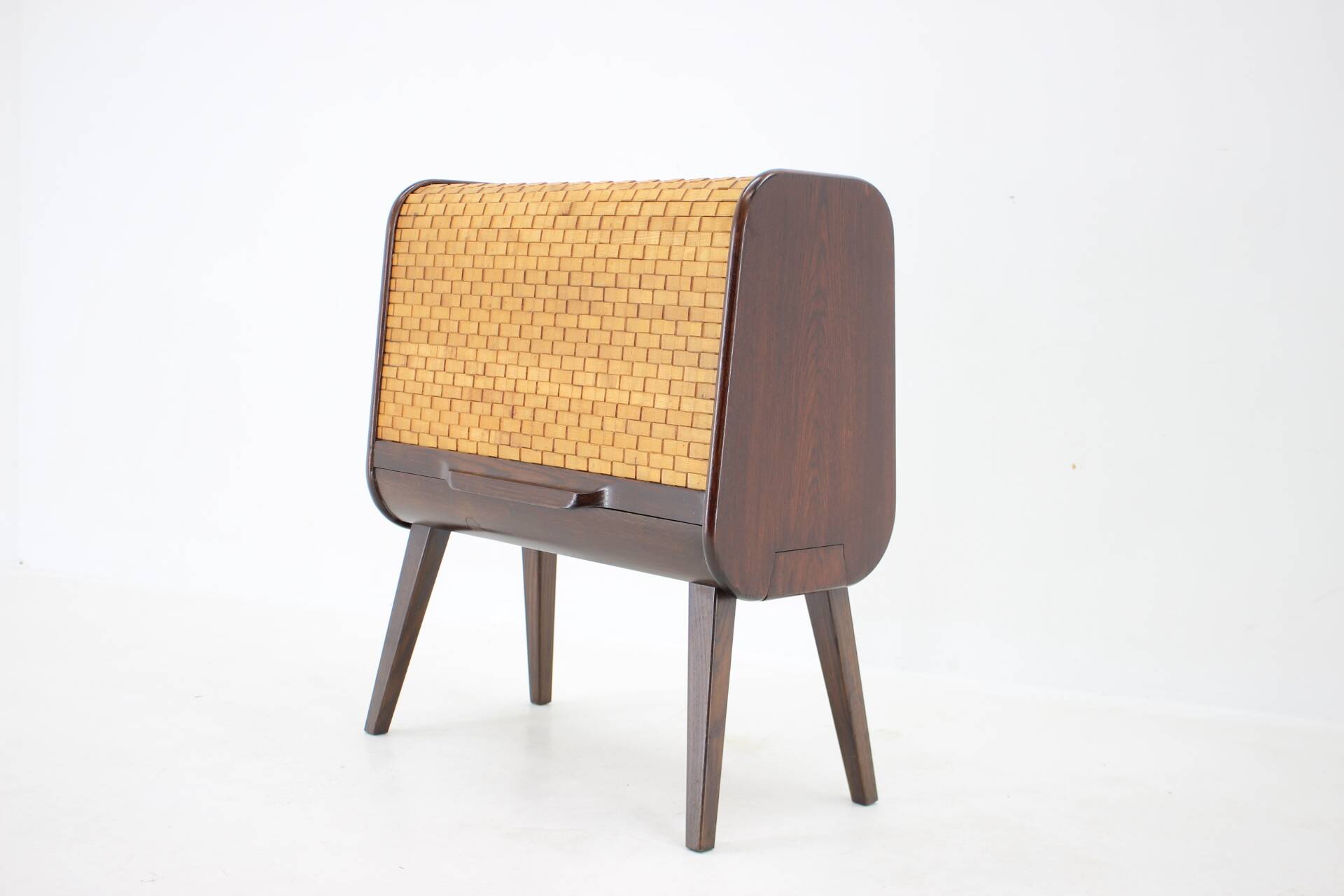 1950s Rare Wooden Bar Cabinet ,Czechoslovakia