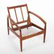 Model 121 Paper knife easy chair by Kai Kristiansen for Magnus Olesen, Denm