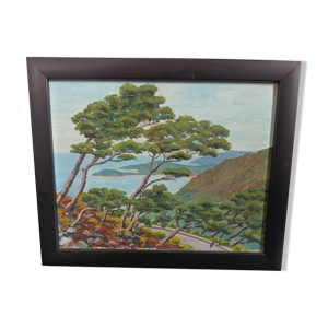 peinture sur panneau