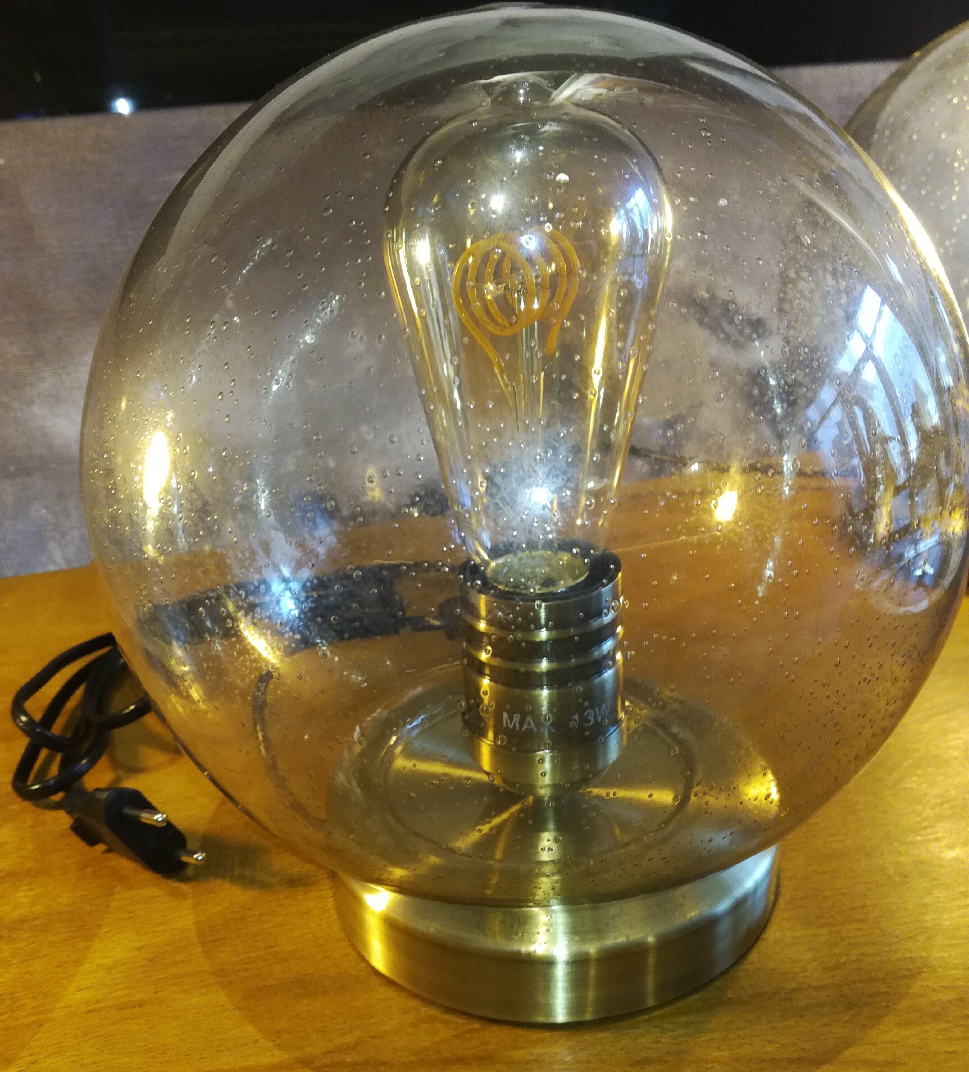 Lampe boule 70's