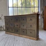 Green patina workshop furniture