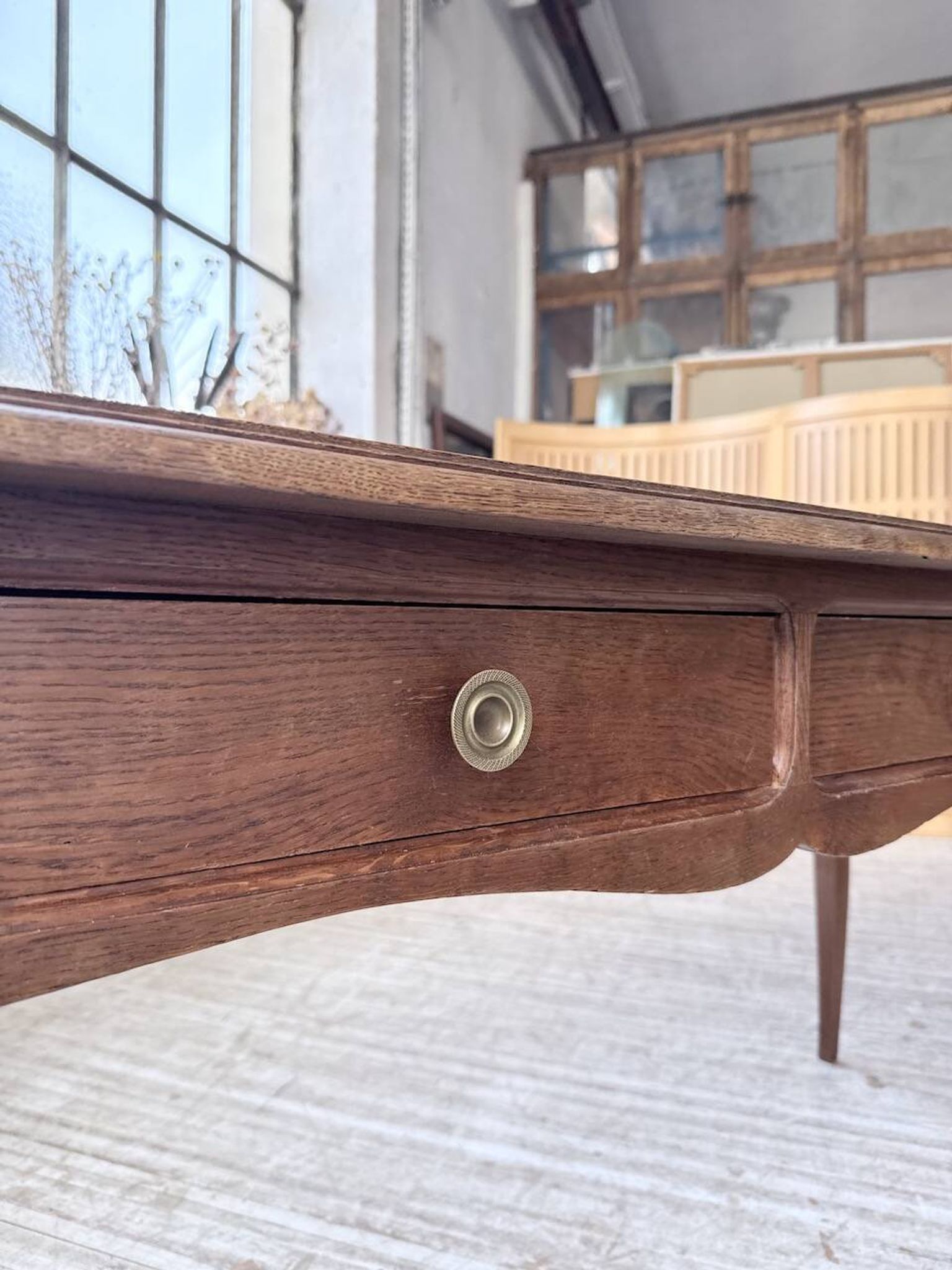 Oak console table from the 1960s.