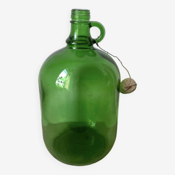 Green glass carboy